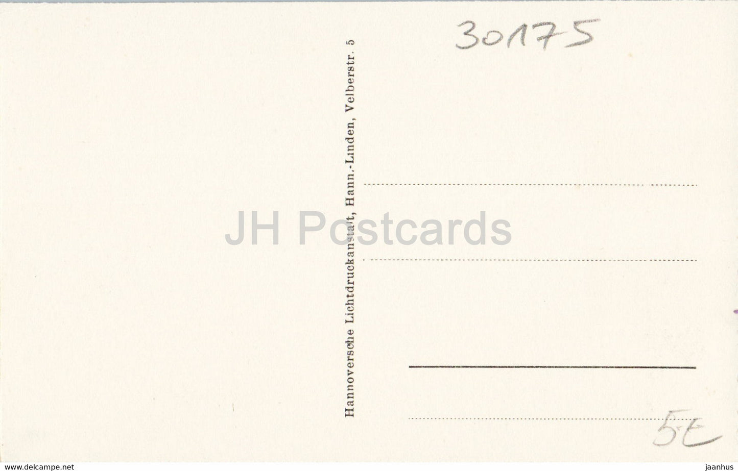 Hannover - Sachsenross - monument - horse - old postcard - Germany - unused