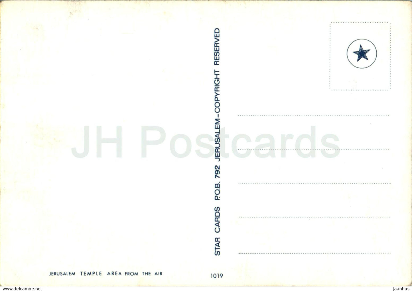 Jérusalem - Zone du temple vue du ciel - 1019 - Israël - inutilisé