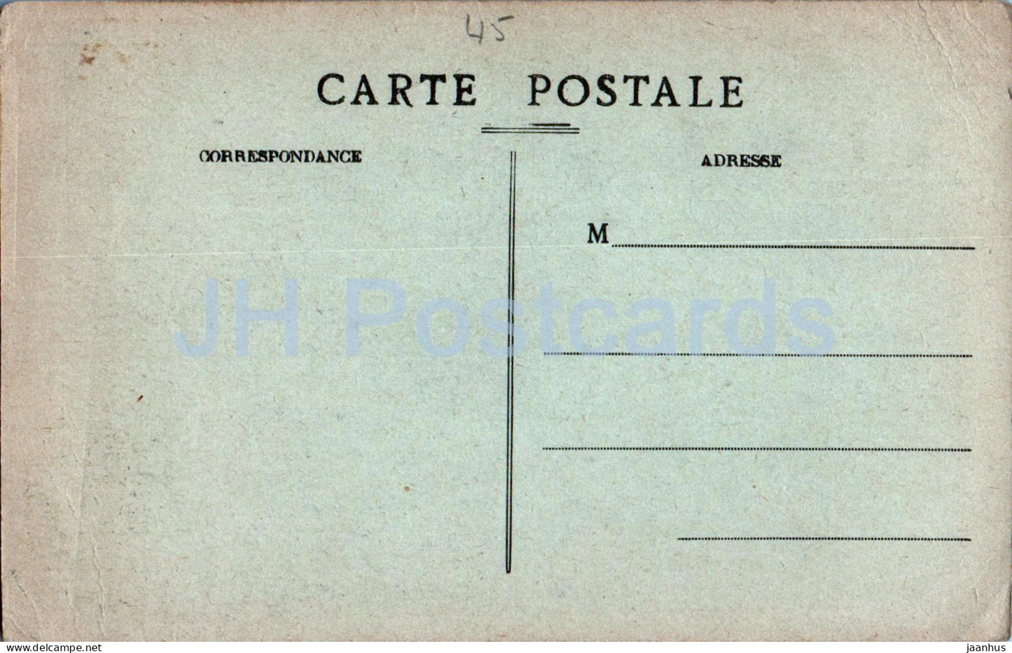 Beaulieu - Les Bords du Canal - old postcard - France - unused