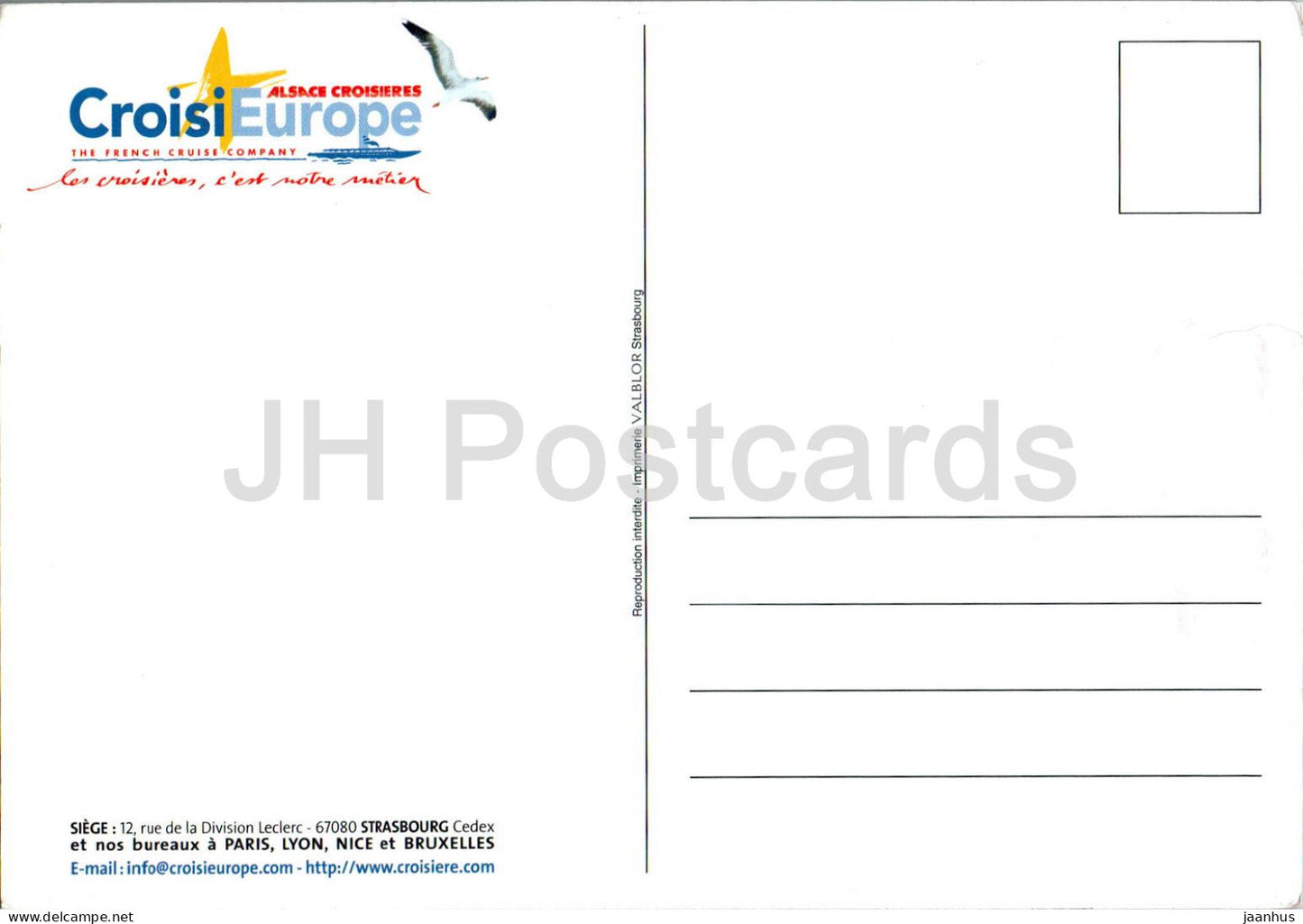 Croisieres a Venise - Venice Cruises - passenger ship - France - unused