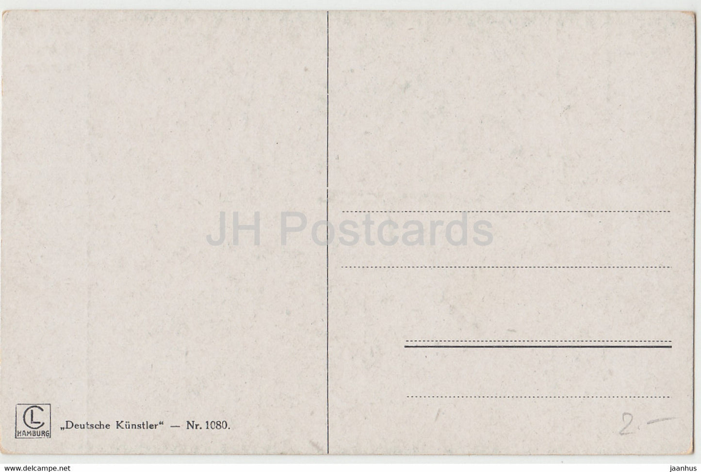 painting by Maria Preussner - Die Alte am Fenster - Deutsche Kunstler - 1080 German art old postcard - Germany - unused