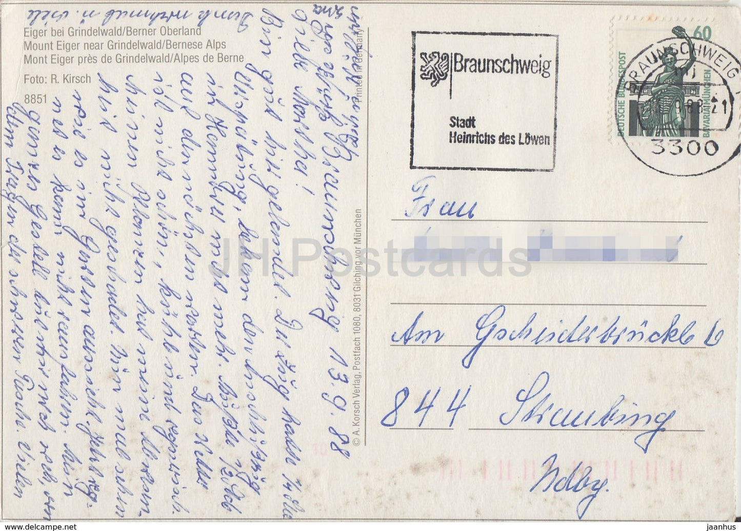 Eiger bei Grindelwald - 1988 - Switzerland - used