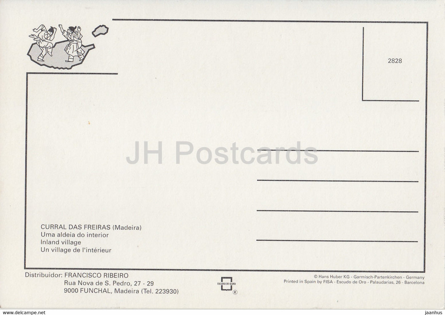 Madeira - Curral das Freiras - Uma aldeia do Interior - Dorf im Landesinneren - Portugal - unbenutzt