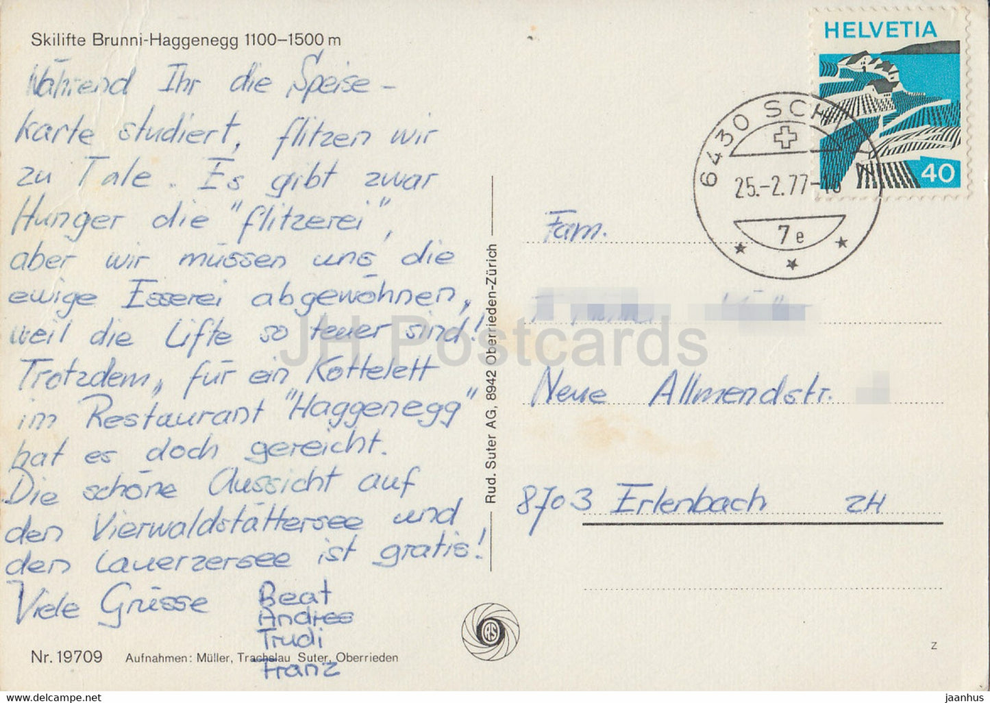 Skilifte Brunni Haggenegg - multiview - 19709 - 1977 - Switzerland - used