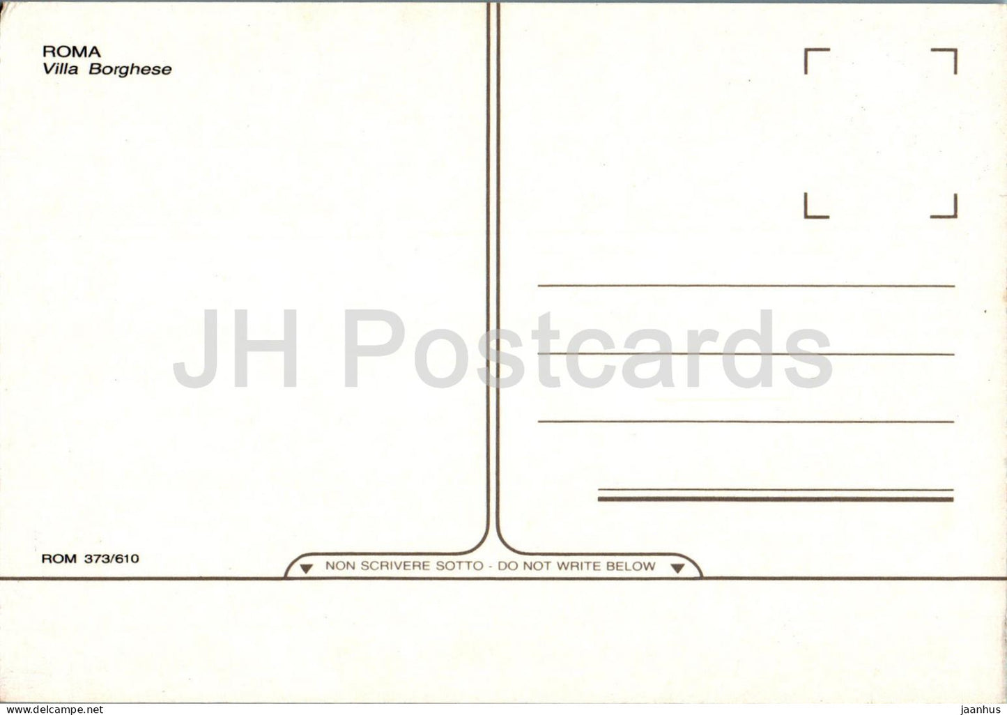 Roma - Rome - Villa Borghese - 373/610 - Italy - unused