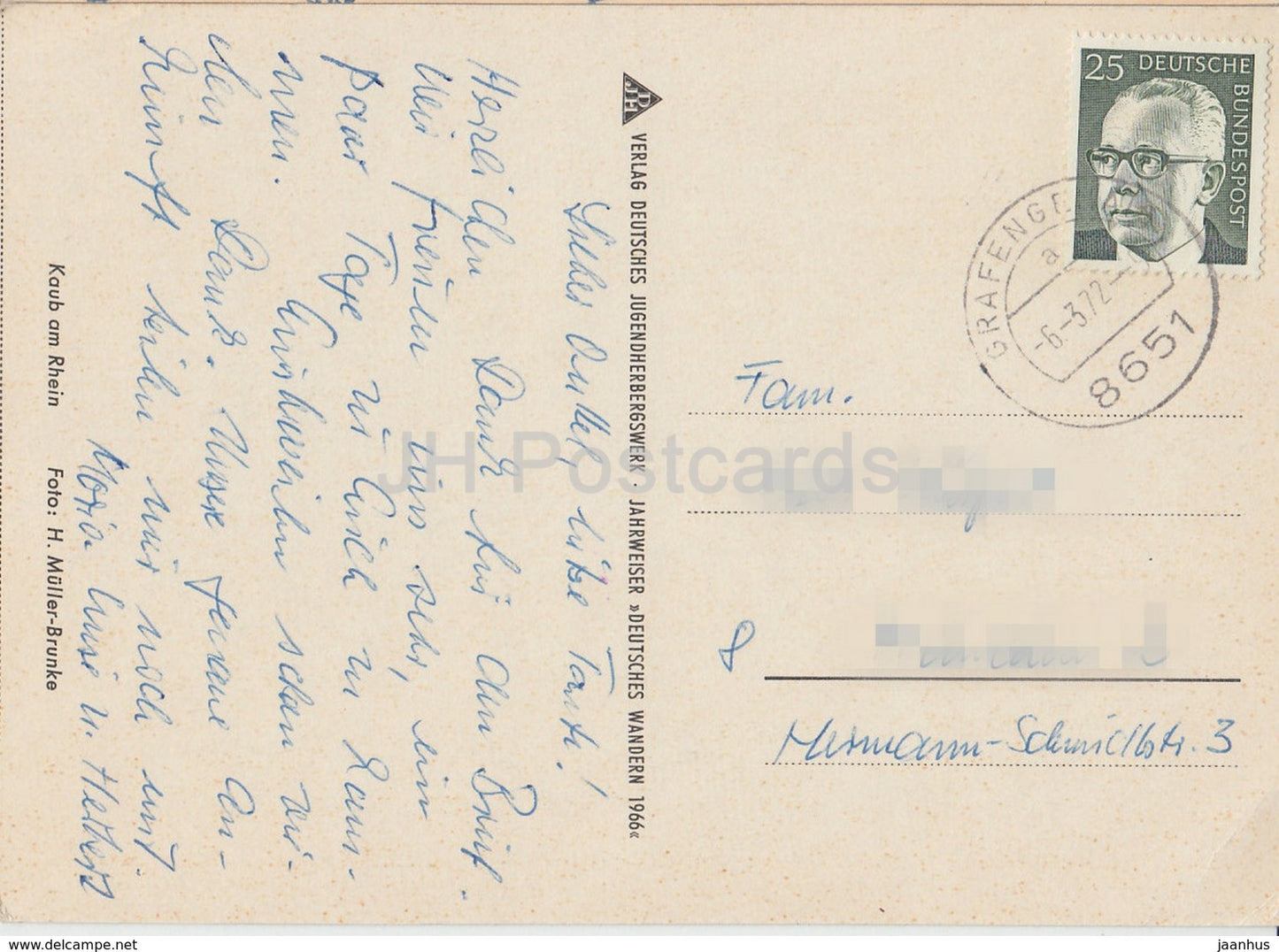 Kaub am Rhein - boat - 1972 - Germany - used