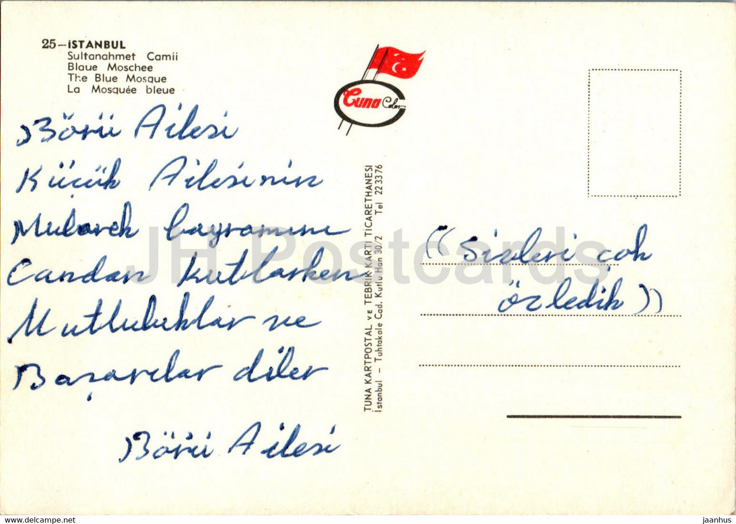 Istanbul - Blaue Moschee - 25 - Türkei - gebraucht