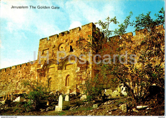 Jerusalem - The Golden Gate - 1132 - Israel - unused - JH Postcards