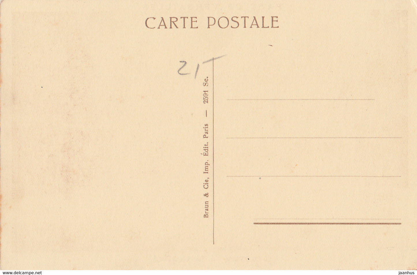 Parc de Versailles - La Colonnade - The Colonnade - old postcard - France - unused