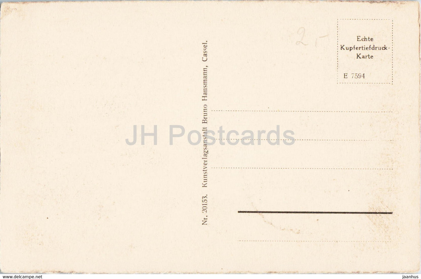 Hildesheim - Domschenke - calèche - 20153 - carte postale ancienne - Allemagne - inutilisée