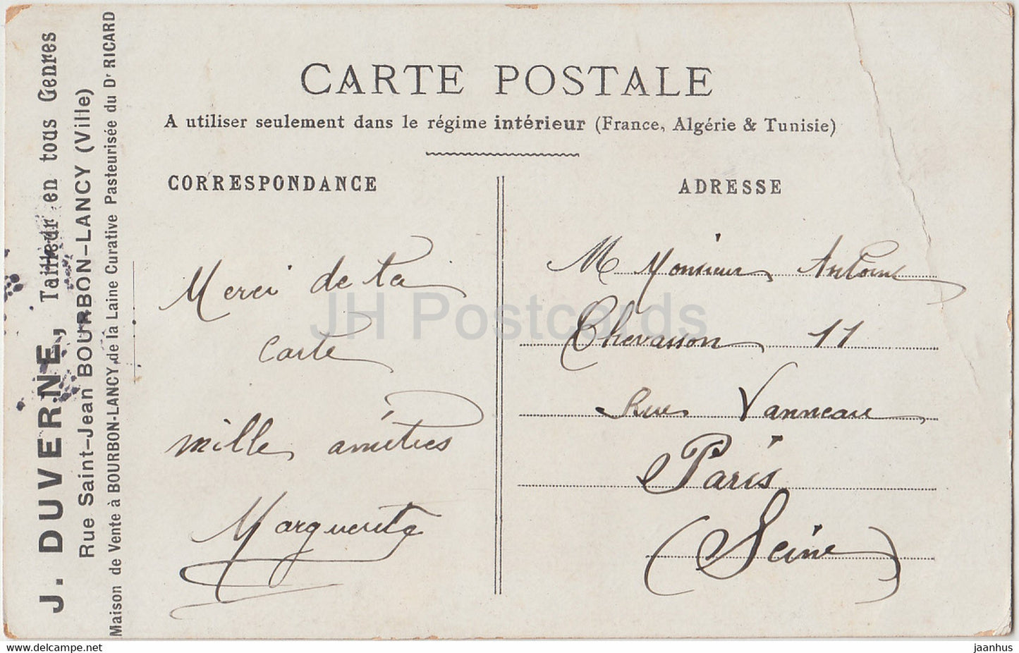 flowers - yellow rose - chaque fois l'aile du zephire - J. Duverne - illustration - old postcard - 1906 - France - used