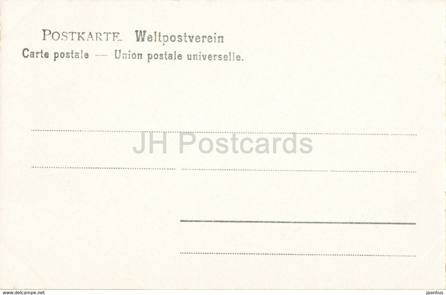 Dresde - Konigl Schloss - château - carte postale ancienne - Allemagne - inutilisée