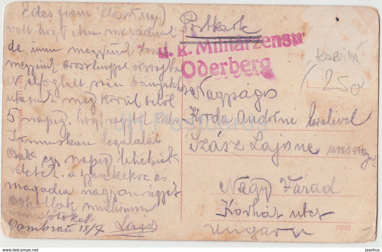 Lazy - Arbeiter aus der Arbeit - old postcard - Czech Republic - used