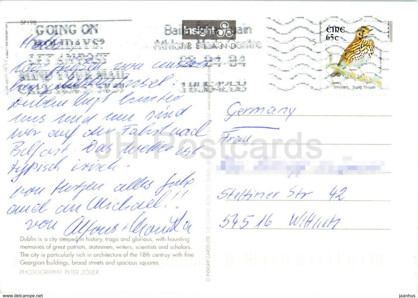 Greetings from Dublin - multiview - Ireland - used