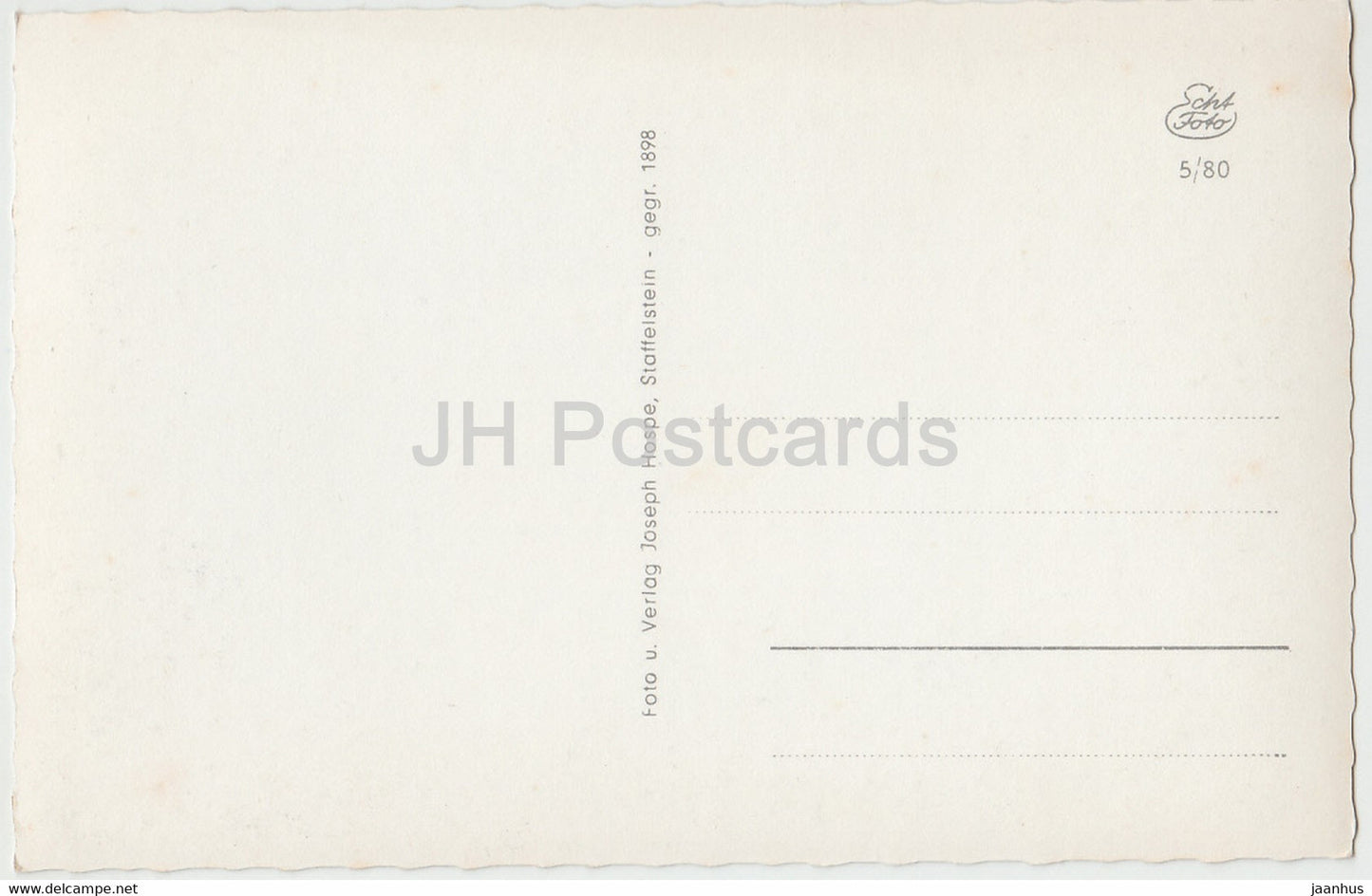 Gossweinstein - frankische Schweiz - carte postale ancienne - Allemagne - inutilisée