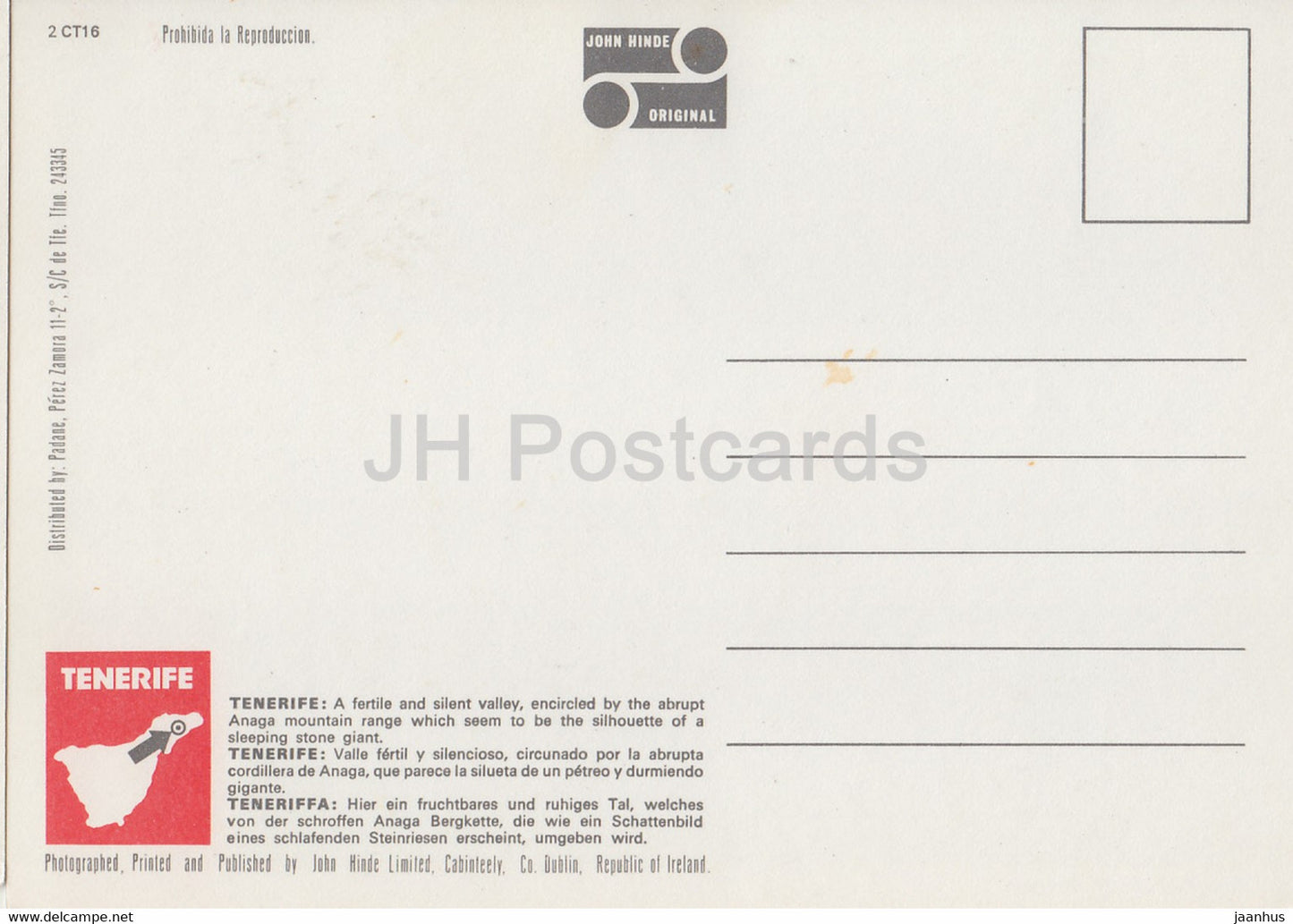 Tenerife - Canary Island - Anaga mountain - Spain - unused