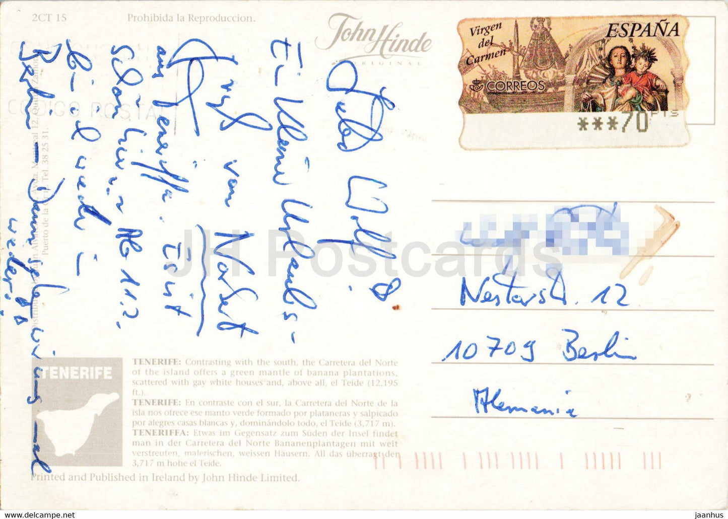 Teide - Plantations de bananes - Carretera del Norte - Tenerife - Îles Canaries - Espagne - occasion