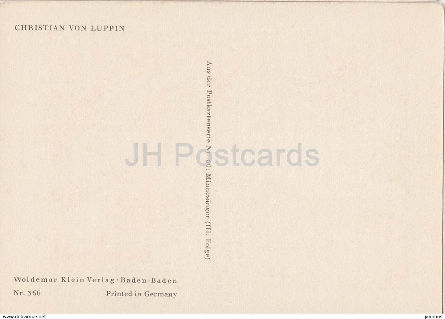 Christian von Luppin - illustration - Allemagne - inutilisé