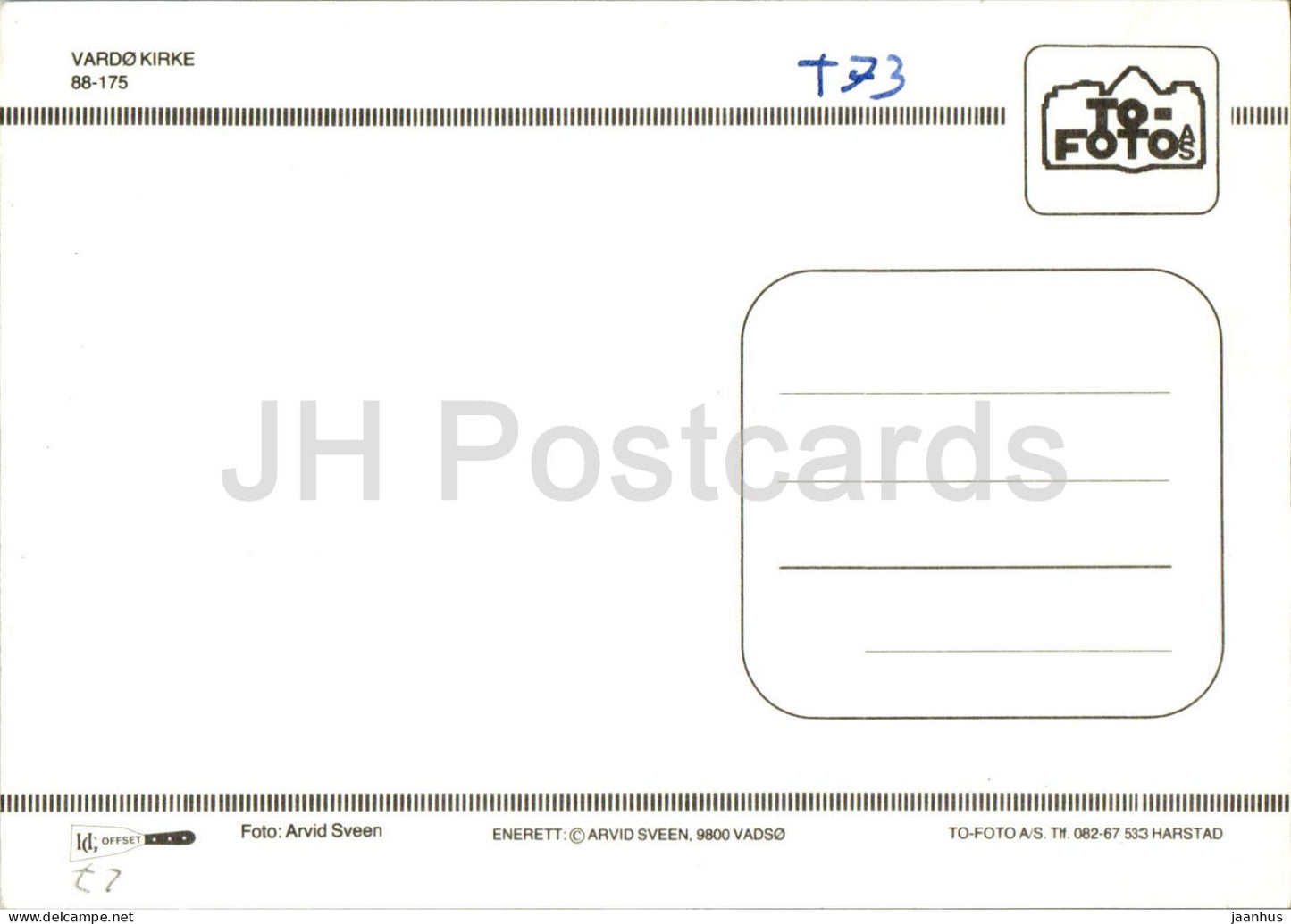 Vardo Kirke - église - bateau - 88-175 - Danemark - occasion