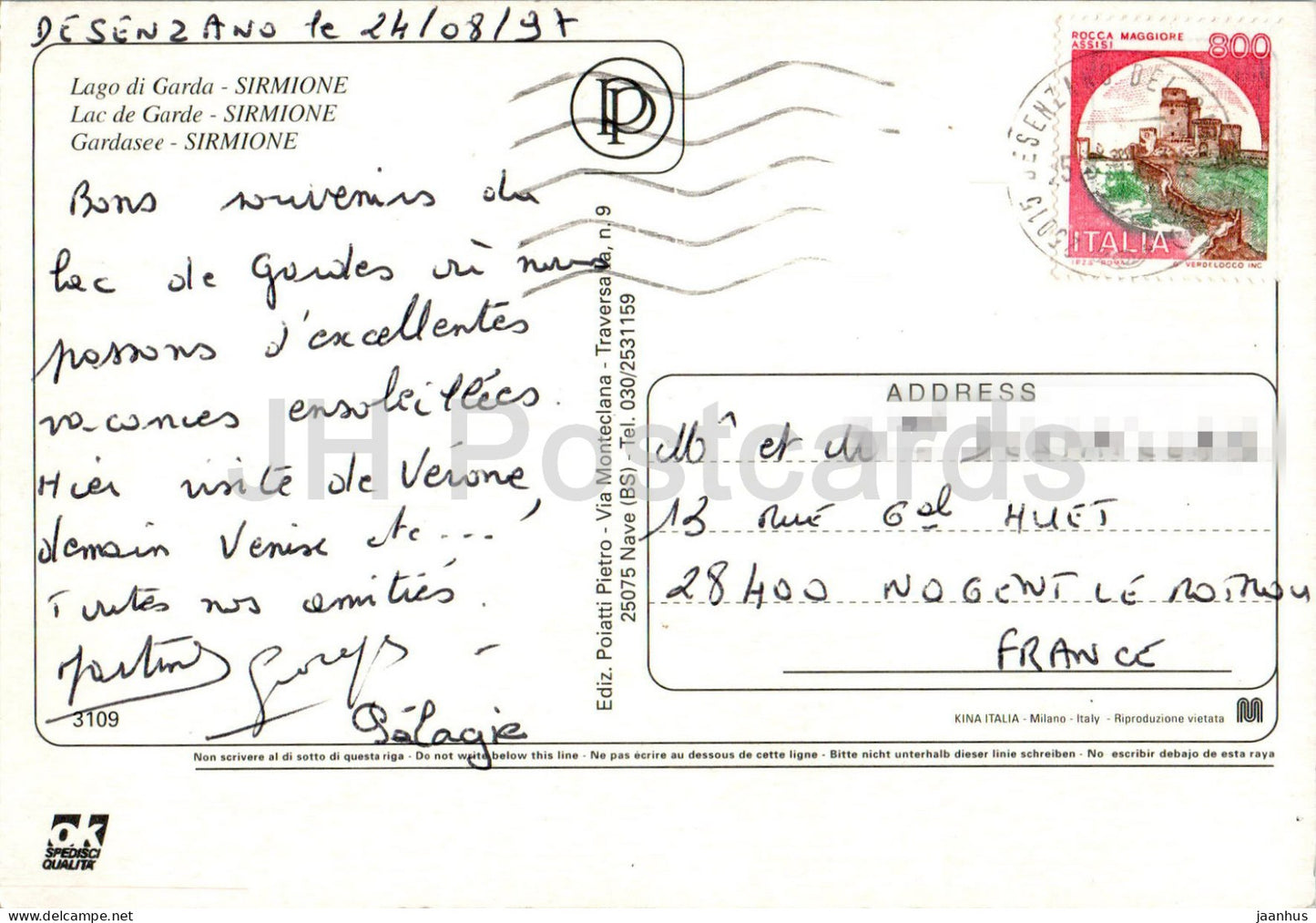 Sirmione - Lago di Garda - Gardasee - 3109 - 1997 - Italy - used