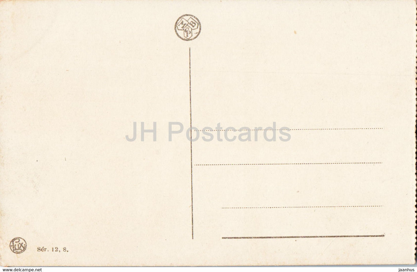 Paris - Hotel de Ville - Ser 12 - 8 old postcard - France - unused