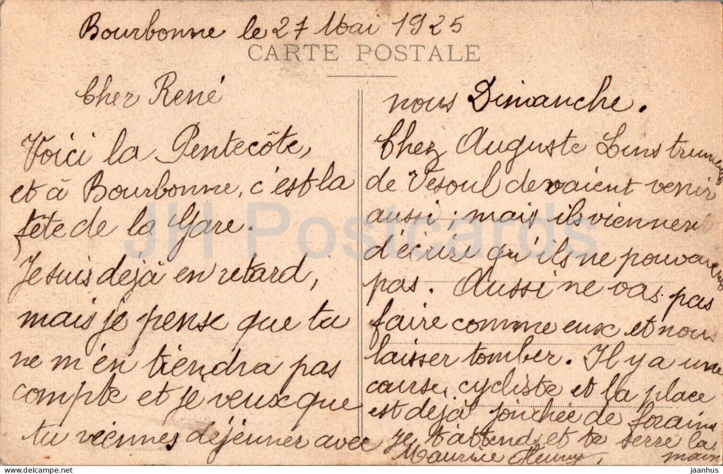 Bourbonne Les Bains - Le Monument aux Morts dans le Parc du Chateau - WWI - 5 - old postcard - 1925 - France - used