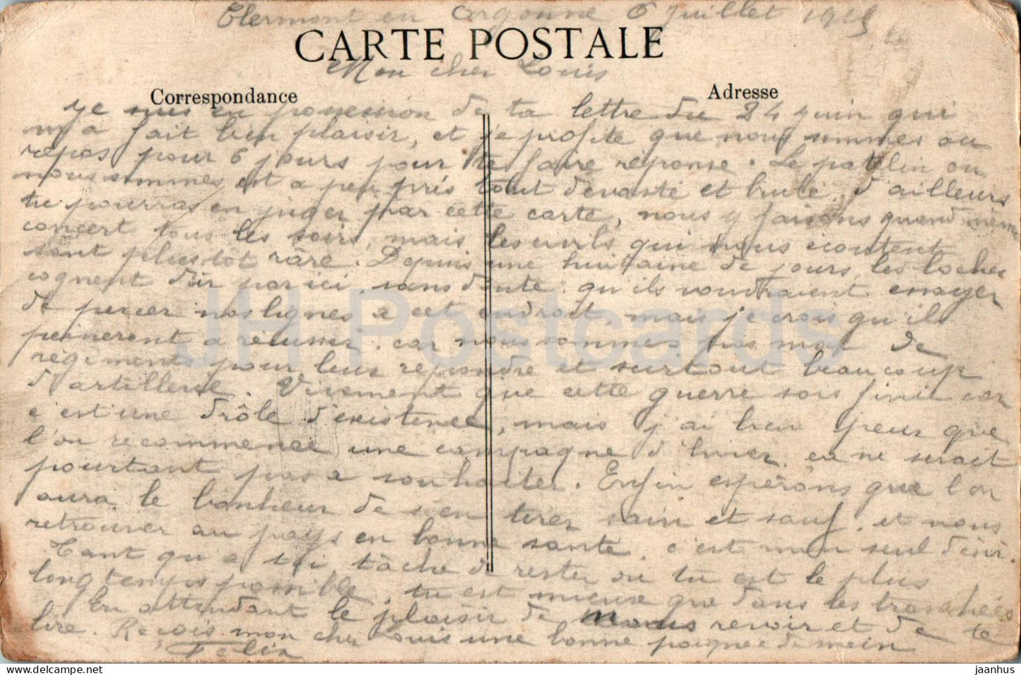 1914-1915 Clermont En Argonne - La Cote Sainte Anne - Saint Anne Mount - 152 - alte Postkarte - 1919 - Frankreich - gebraucht