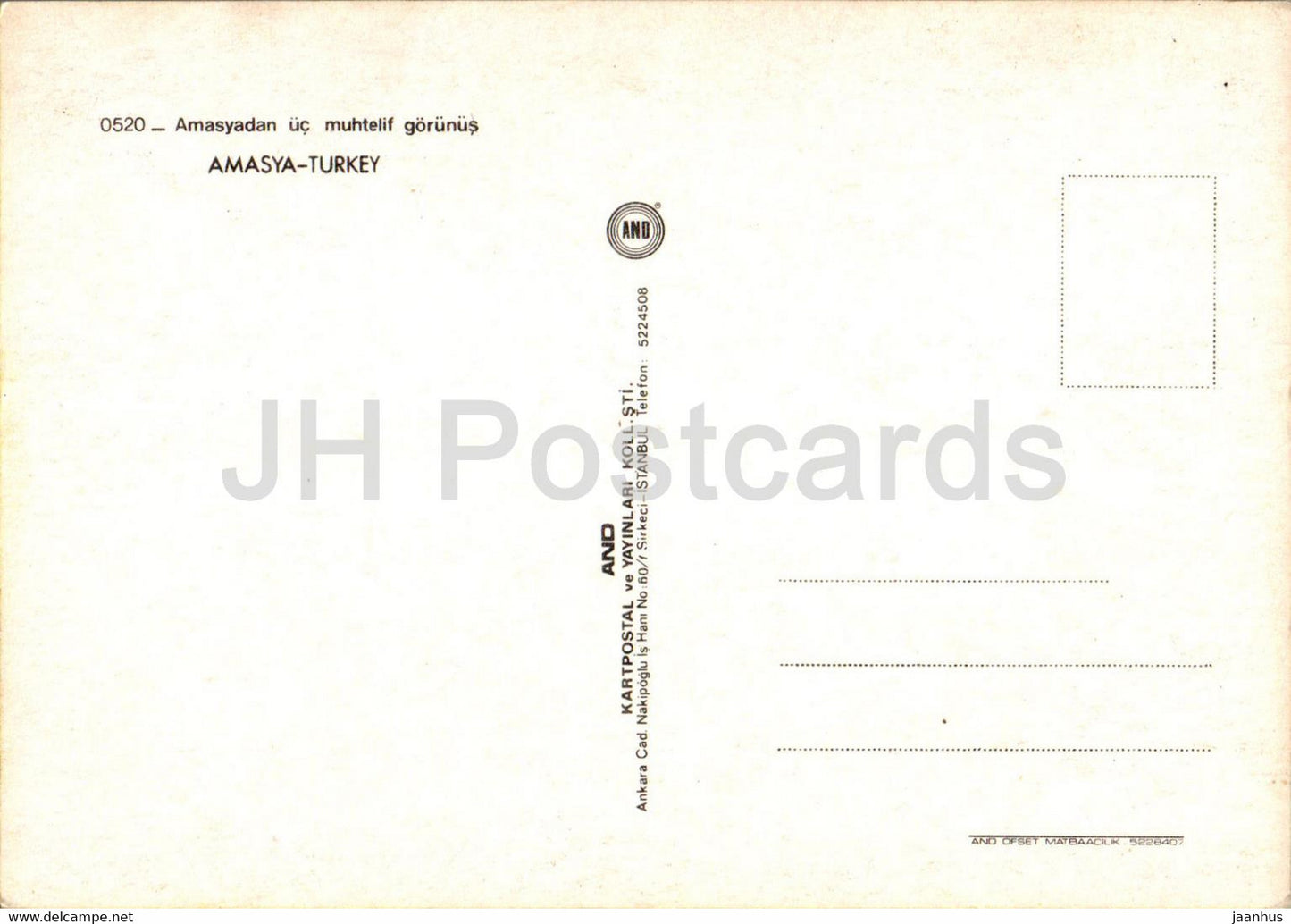 Amasya - Amasyadan uc muhtelif gorunus - multiview - 0520 - Turkey - unused