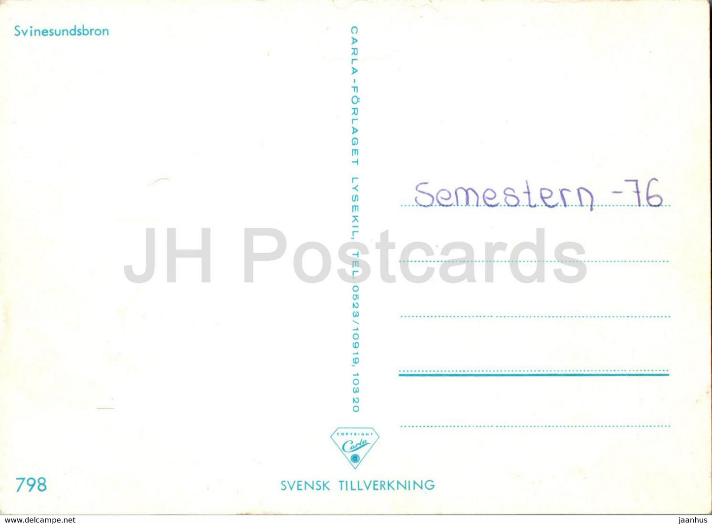 Svinesundbron - bridge - boat - 798 - Sweden - used