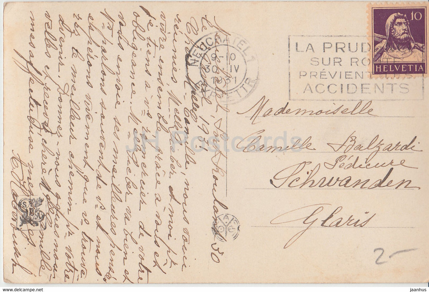 painting by L Michaud - Glorieuses Reliques - Glorious Relics AN Paris 2161 - art - old postcard - 1931 - France - used