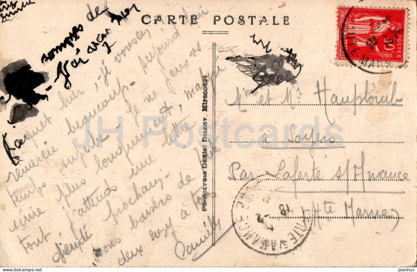 Chaumont - Le Donjon - 58 - alte Postkarte - 1931 - Frankreich - gebraucht