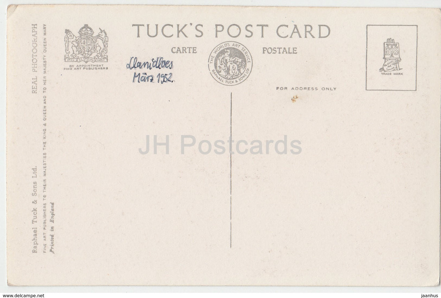 Llanidloes - Crowlwm - Miners Bridge - LDLD 12 - 1952 - United Kingdom - Wales - used