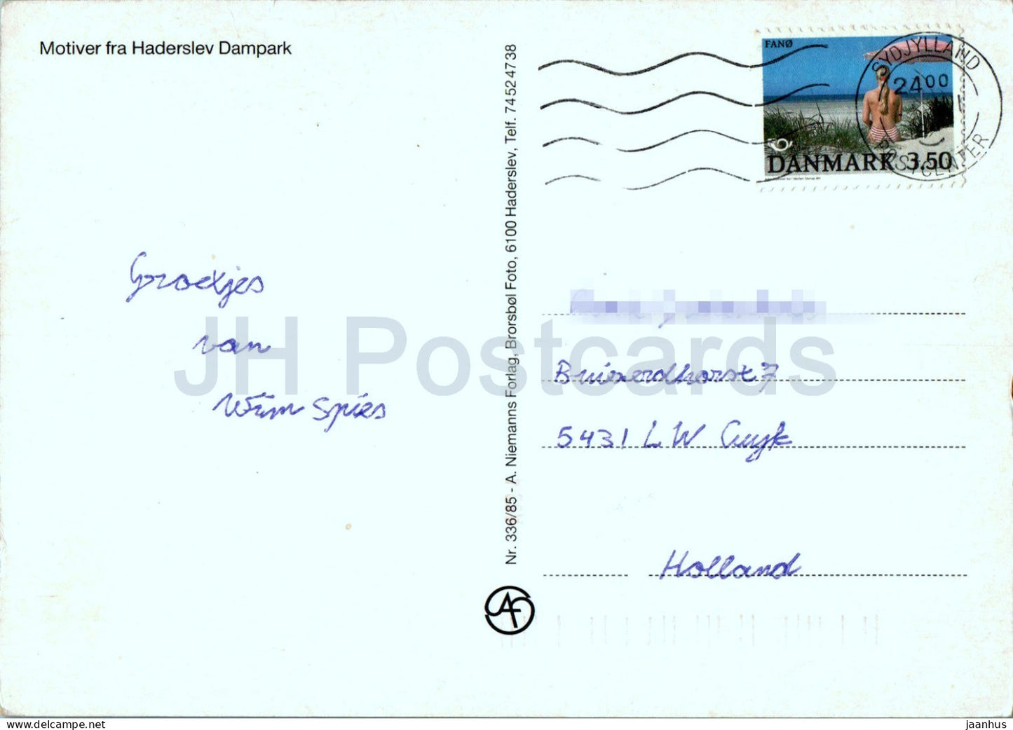 Haderslev - Dampark - multiview - 336/85 - Denmark - used