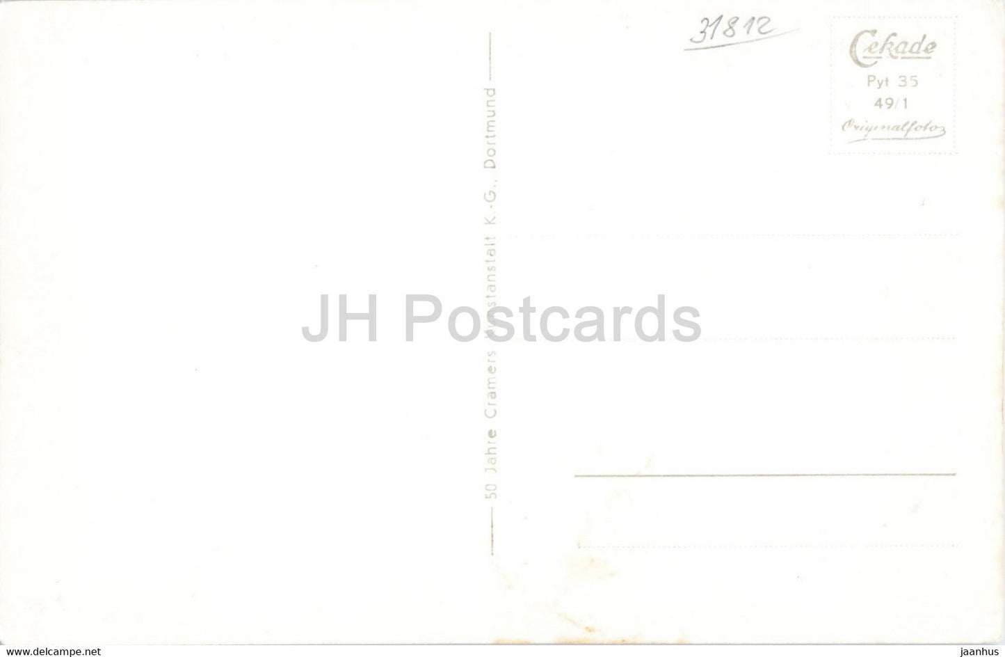 Bad Pyrmont - Kurpark - old postcard - Germany - unused