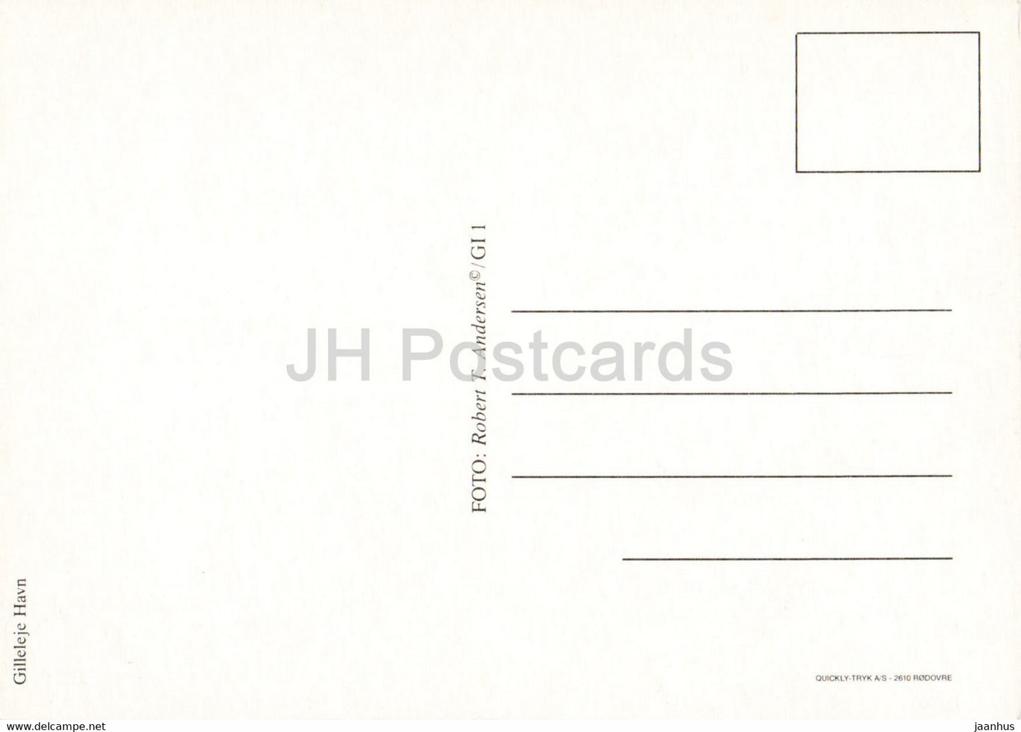 Hafen von Gilleleje – Boot – Dänemark – unbenutzt