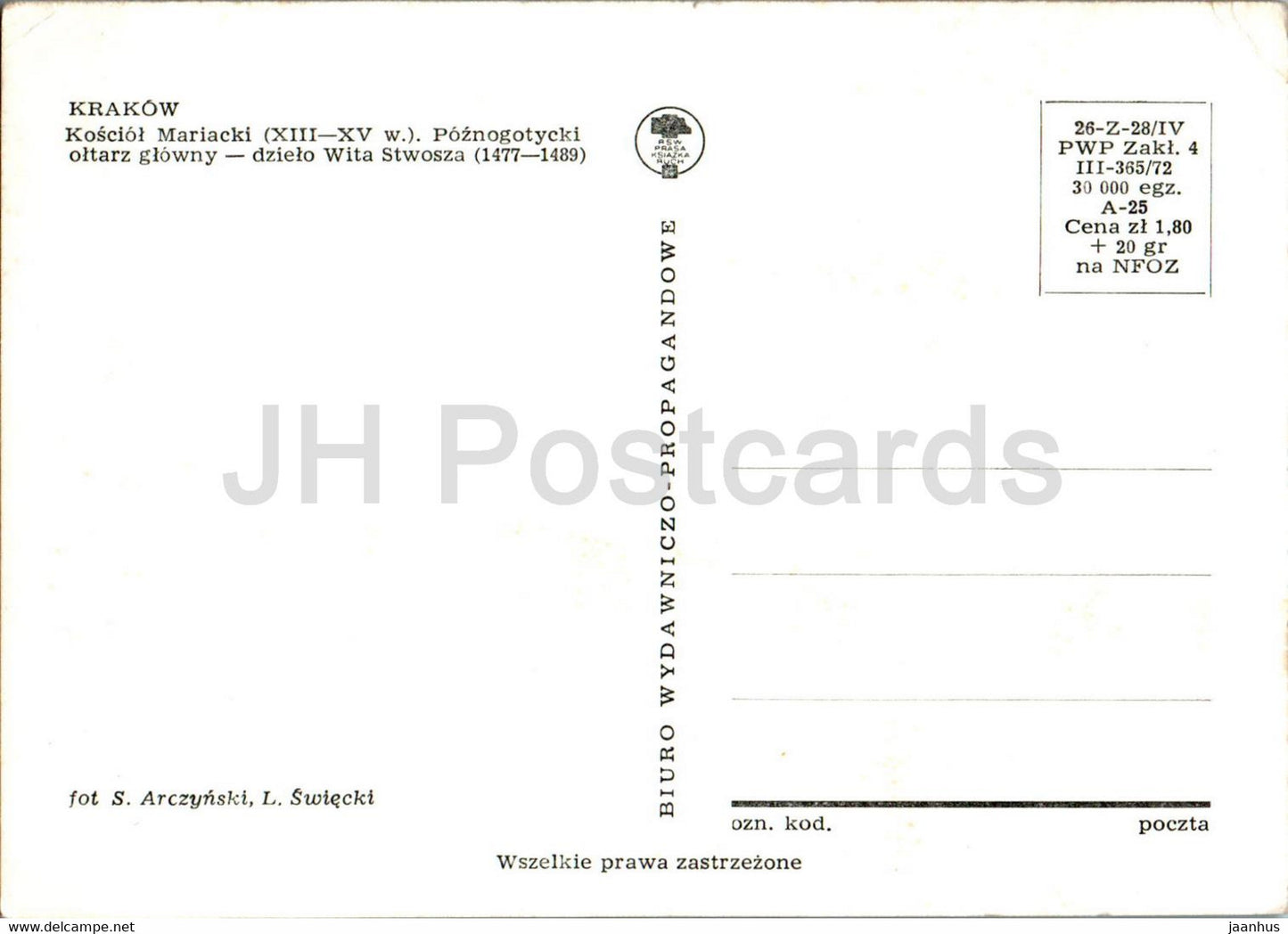 Krakow - Kosciol Mariacki - church - multiview - Poland - unused