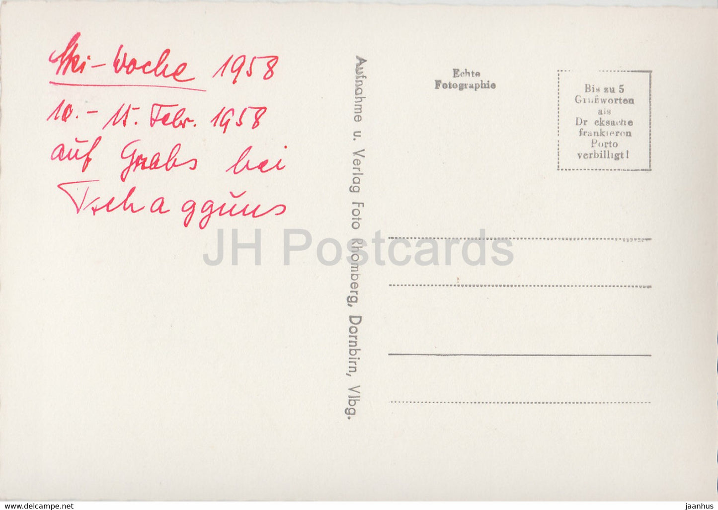 Schruns - Tschagguns mit Scesaplana Zimba u Kapellalpe vom Hochjoch - 4319 - 1958 - Austria - used