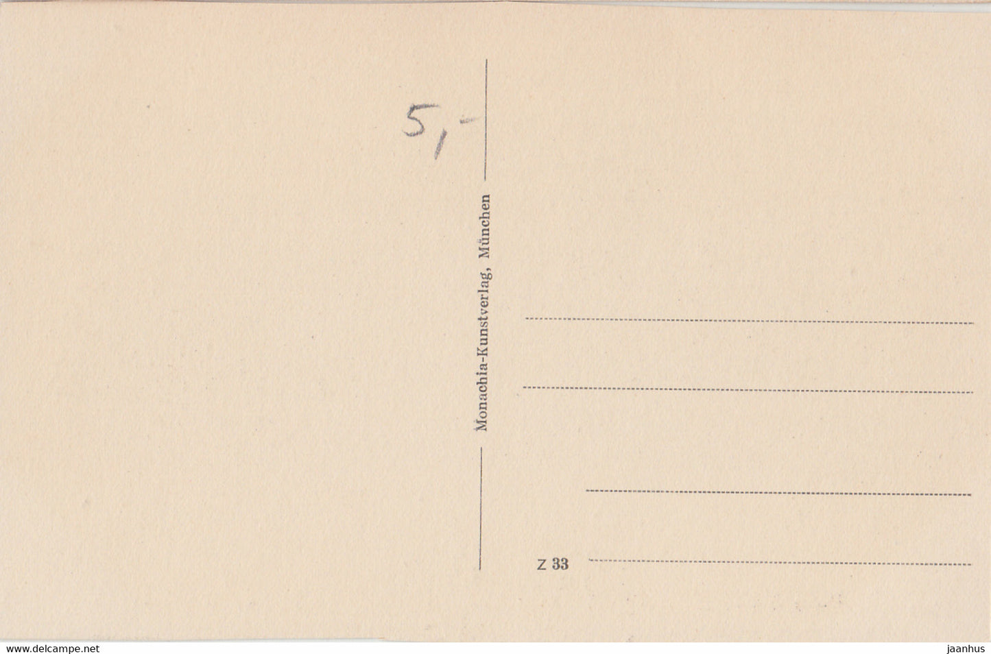 Sassnitz - Strandansicht - boat - old postcard - Germany - unused