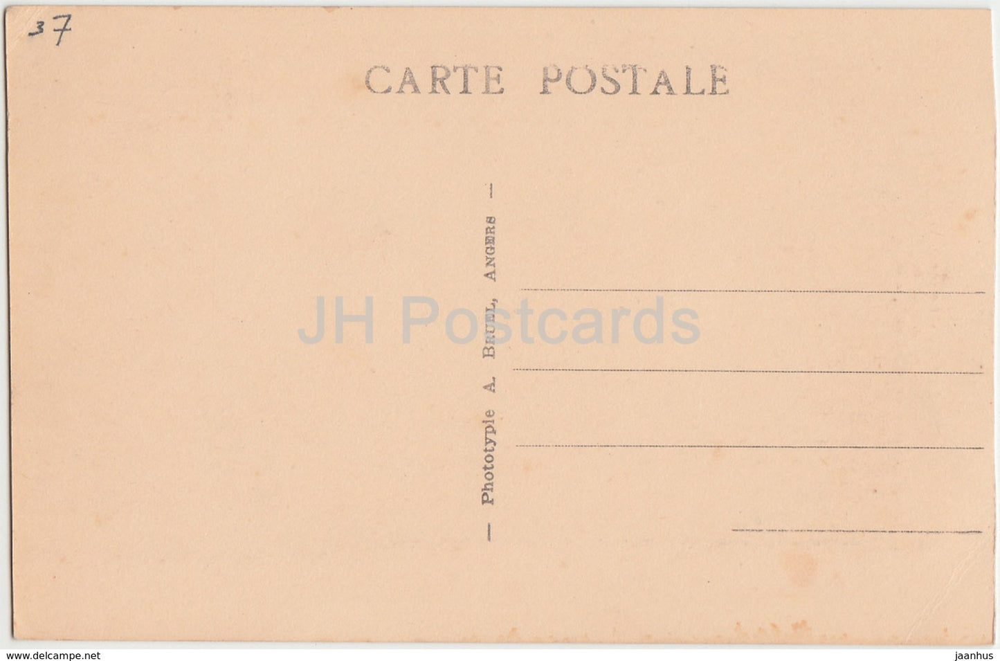 Chinon - La Rue du Grand Carroi et la tour de la Porte d'Entrée du Château - 14 - carte postale ancienne - France - inutilisée