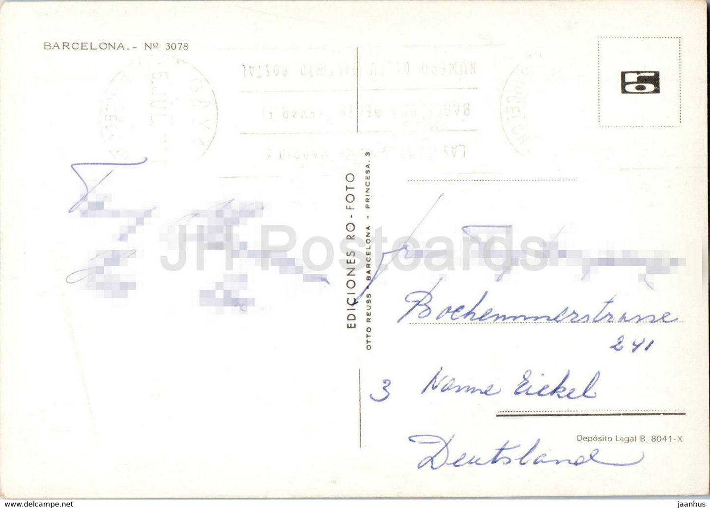 Barcelona - night views - multiview - 3078 - Spain - used