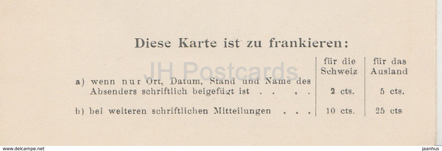 Diese Karte ist zu frankieren Jungfrau - Grosshorn - Breithorn - Tschingelhorn - Blumlisalp - Switzerland - unused