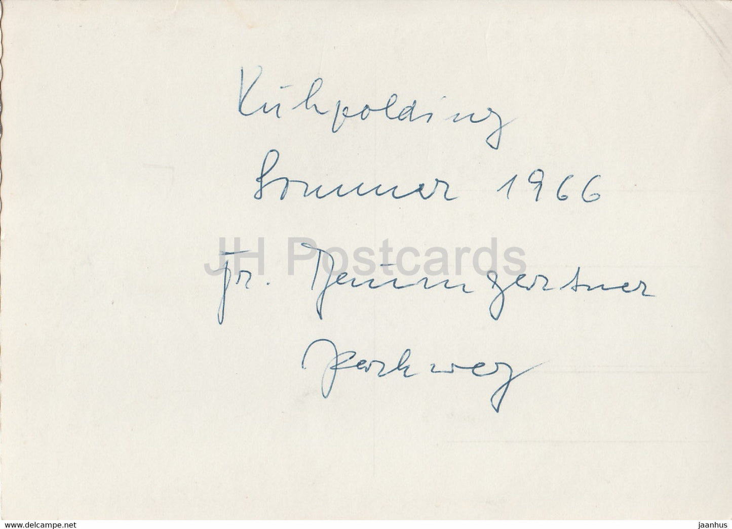 Ruhpolding - Sommer 1966 - Germany - used