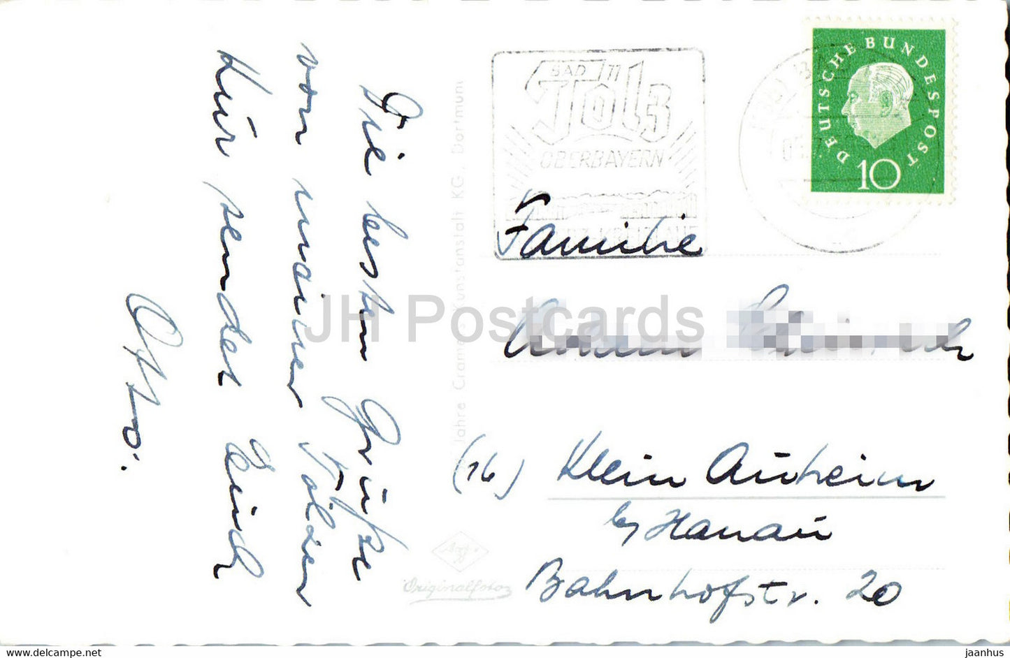 Bad Tolz - Juifen und Demmeljoch - old postcard - Germany - used