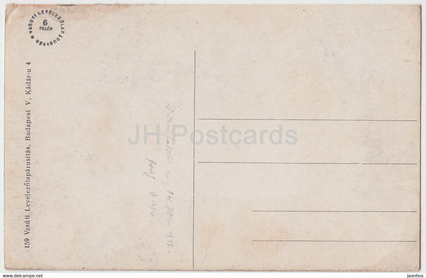 Nagykaroly - Varosi szinhaz - Stadttheater - alte Postkarte - Ungarn - gebraucht