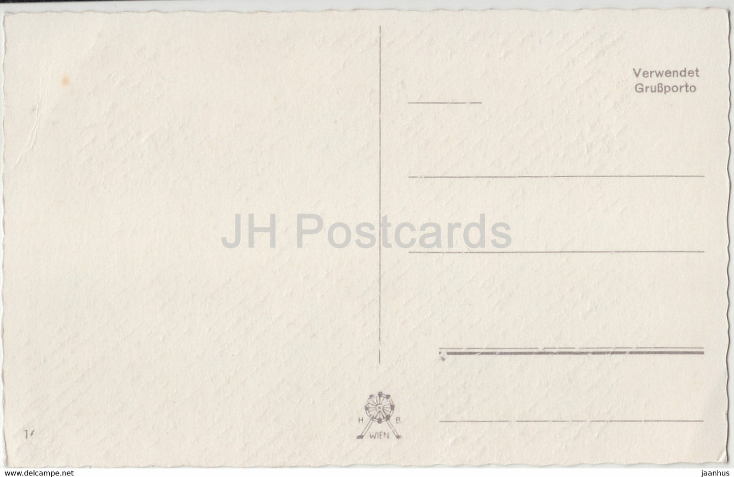 Carte de vœux de Pâques - Frohe Ostern - enfants - poulet - illustration - carte postale ancienne - Autriche - inutilisée