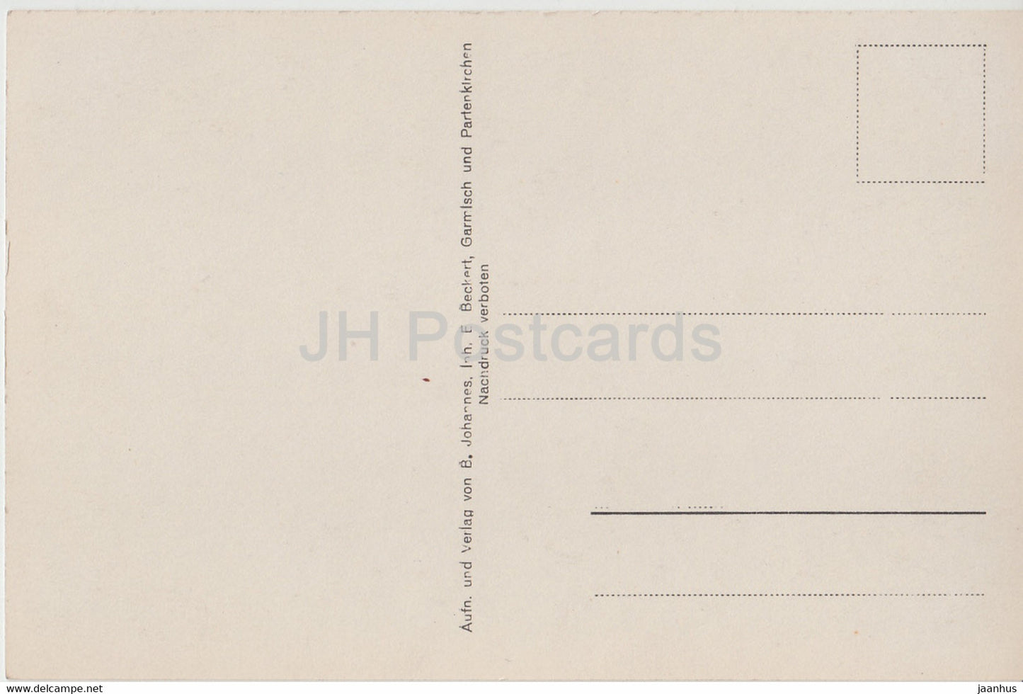 Partenkirchen - 2116 - old postcard - Germany - unused