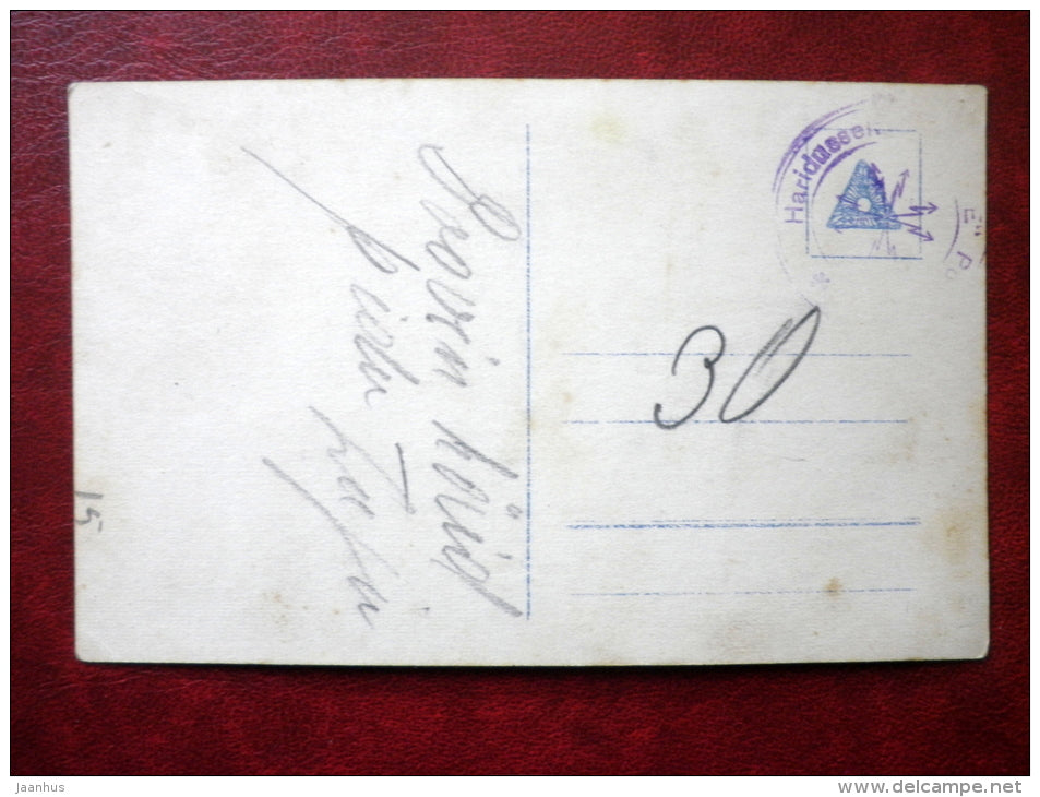 man and woman - couple - HB 9275/4 - old postcard - circulated in Estonia - used - JH Postcards