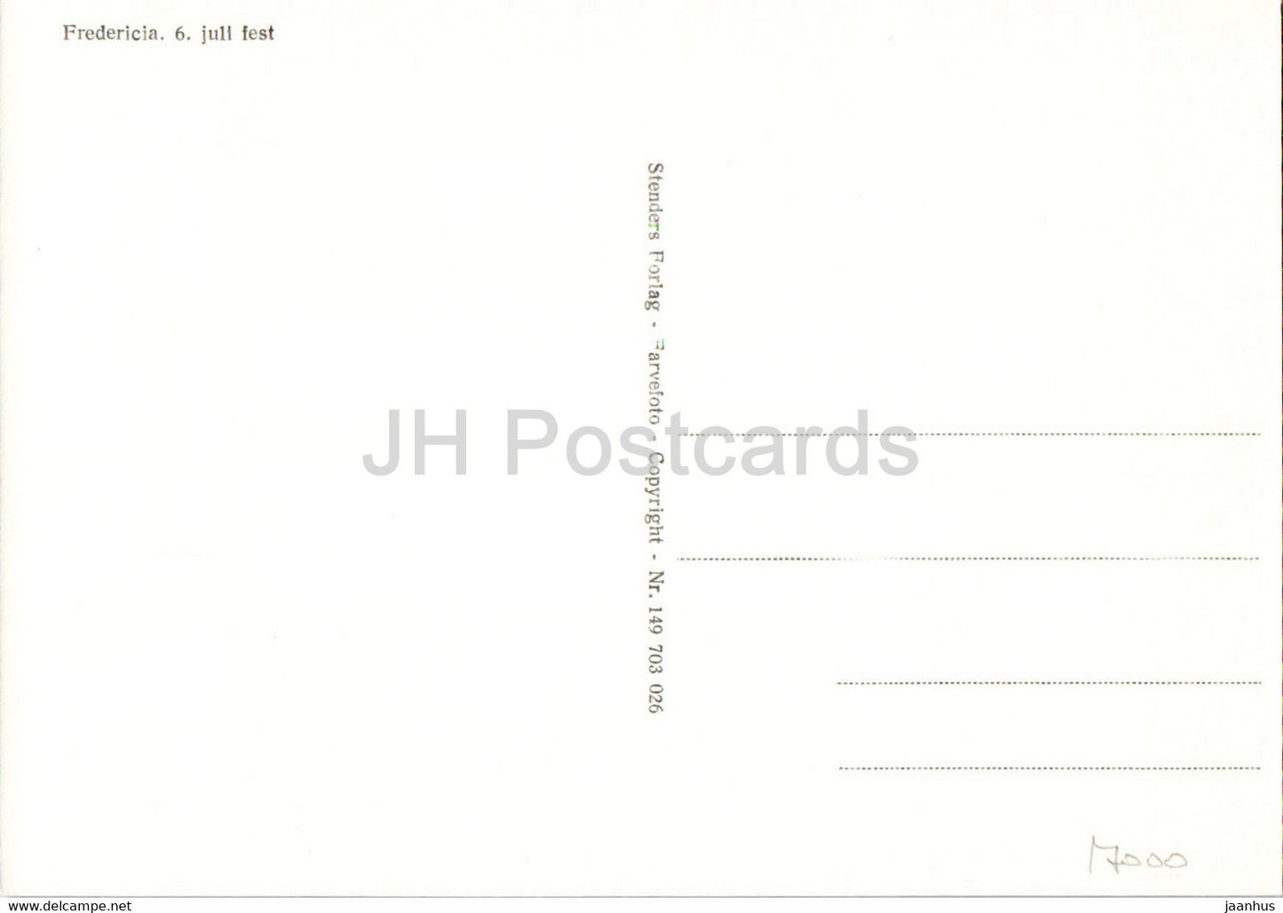 Fredericia 6 Juli Fest - Festival - Dänemark - unbenutzt