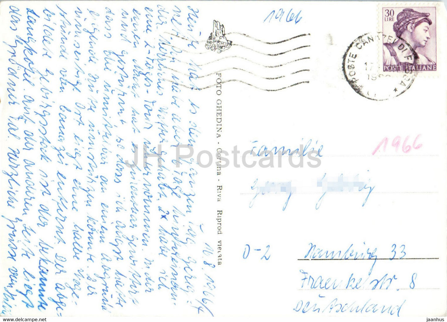 Val di Fassa - Campitello - Il Sassolungo - 1966 - Italy - used