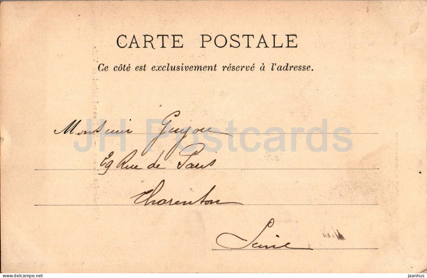 Malesherbes – Le Nouvel Hotel de Ville – neues Rathaus – alte Postkarte – 1909 – Frankreich – gebraucht